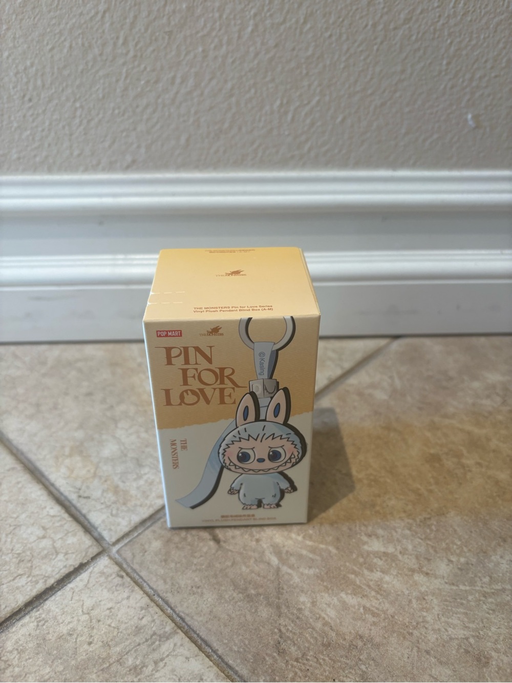 The Monsters Pin for Love Series-Vinyl Plush Pendant Blind Box (A-M)